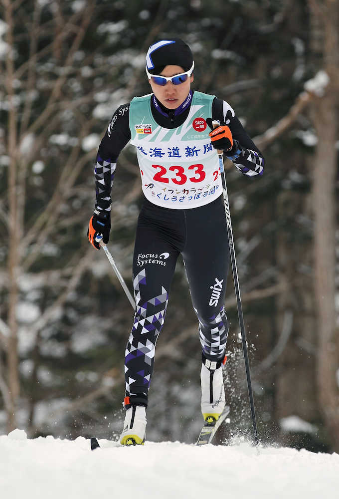 【画像・写真】距離５キロ成年女子Ａ　世界選手権代表の滝沢が２連覇