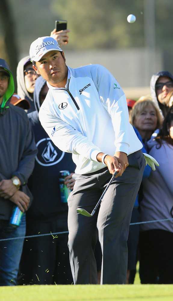 【画像・写真】松山、暫定２０位で最終日へ　ショット精度徐々に上向き