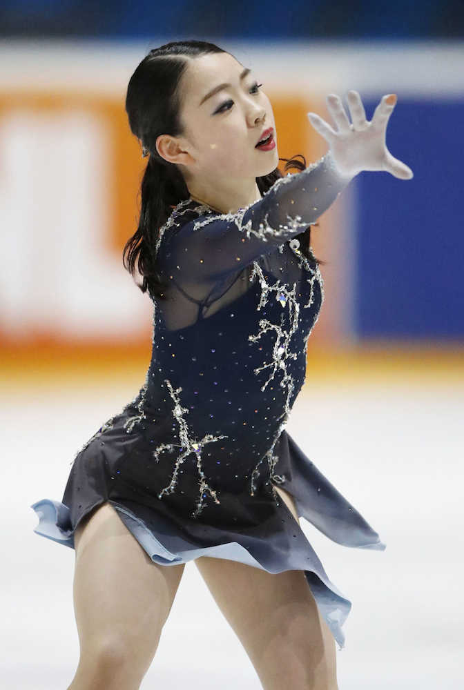 【画像・写真】紀平梨花　ＳＰ２位から逆転Ｖで世界選手権へ弾み！国際大会６戦全勝