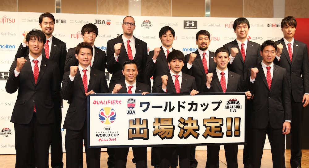 【画像・写真】男子バスケ　東京五輪に大きく前進！篠山主将「世界驚かす」