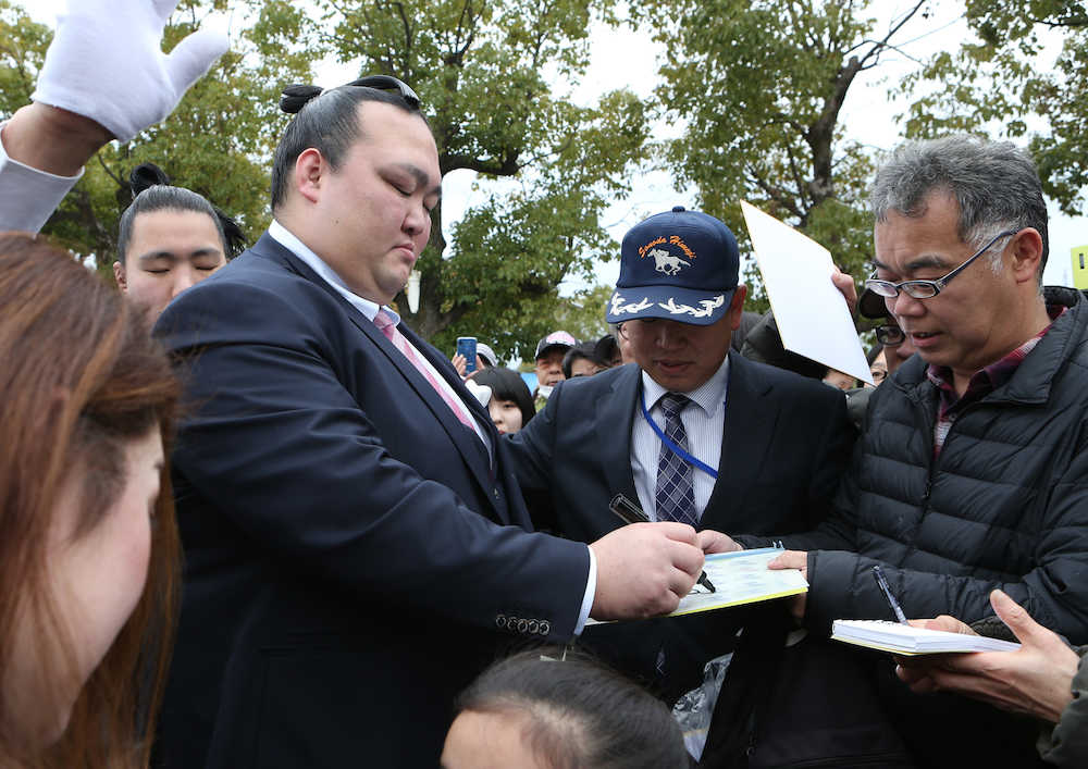 【画像・写真】荒磯親方　園田競馬場で初トークショー　意外な？過去告白「Ｇ１実況を覚えるのが趣味だった」