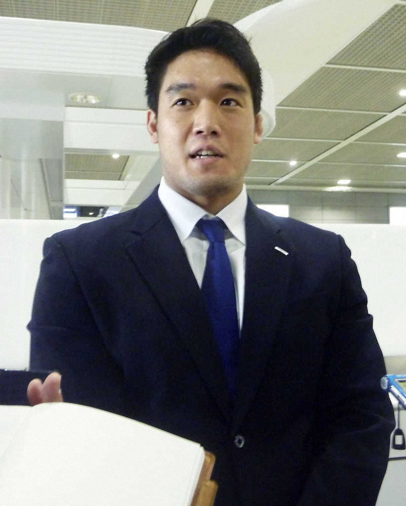 【画像・写真】羽賀、GS出場へロシアに出発　愛妻のために「結果残さないと」