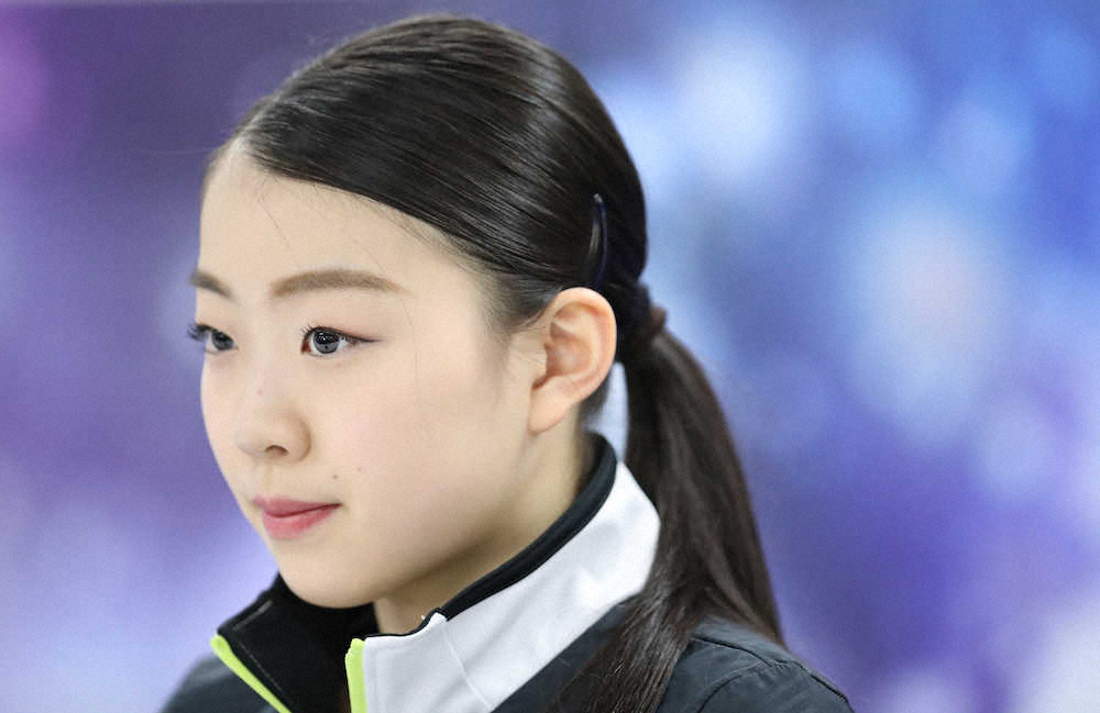 世界フィギュア日本女子会見 会見に臨む紀平梨花 撮影 小海途 良幹 スポニチ Sponichi Annex スポーツ