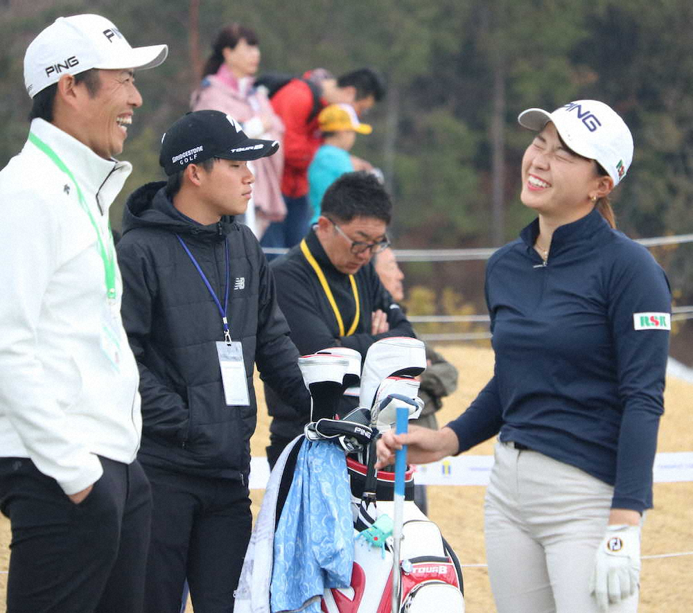 【画像・写真】渋野日向子　繰り上がりで出場「ラッキーだなと思います」