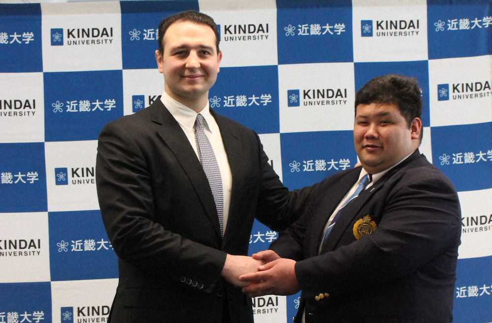 【画像・写真】近大4年の元林が鳴門部屋に入門　貴景勝と“高校時代のライバル”