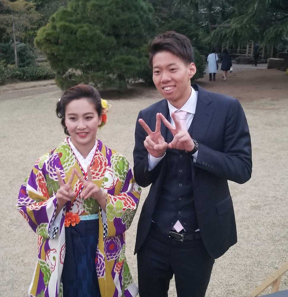 【画像・写真】一平＆香生子　五輪でもWワタナベで共闘だ！　早大卒業式