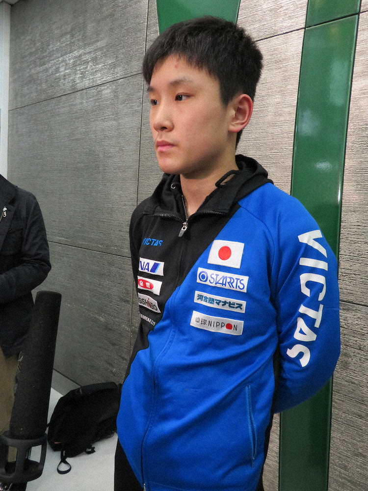 【画像・写真】卓球・張本　令和の怪物になる！「平成を代表するのは松坂大輔選手。そこを目指して」