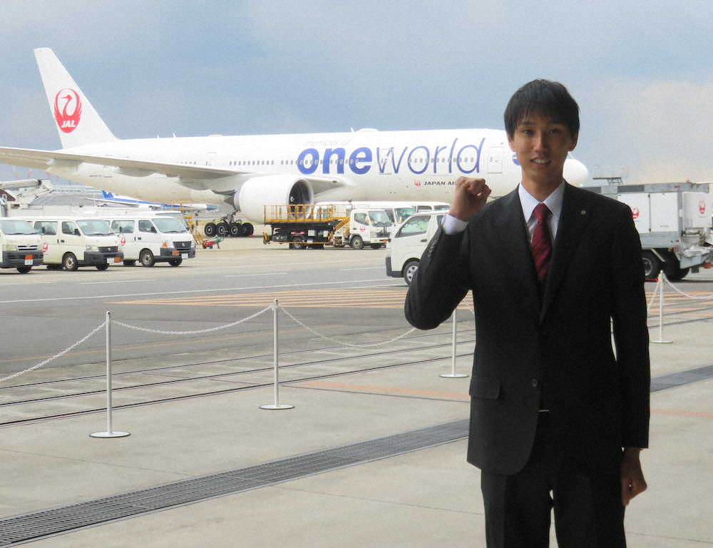 【画像・写真】戸辺　令和初の日本新へ！ＪＡＬ入社式で抱負「頑張る」