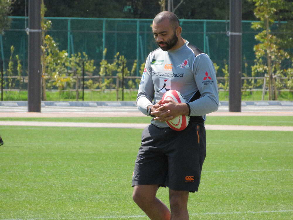 【画像・写真】三十路のリーチ主将「凄く老けたなと思う」　日本代表候補合宿合流、恥骨痛から順調回復