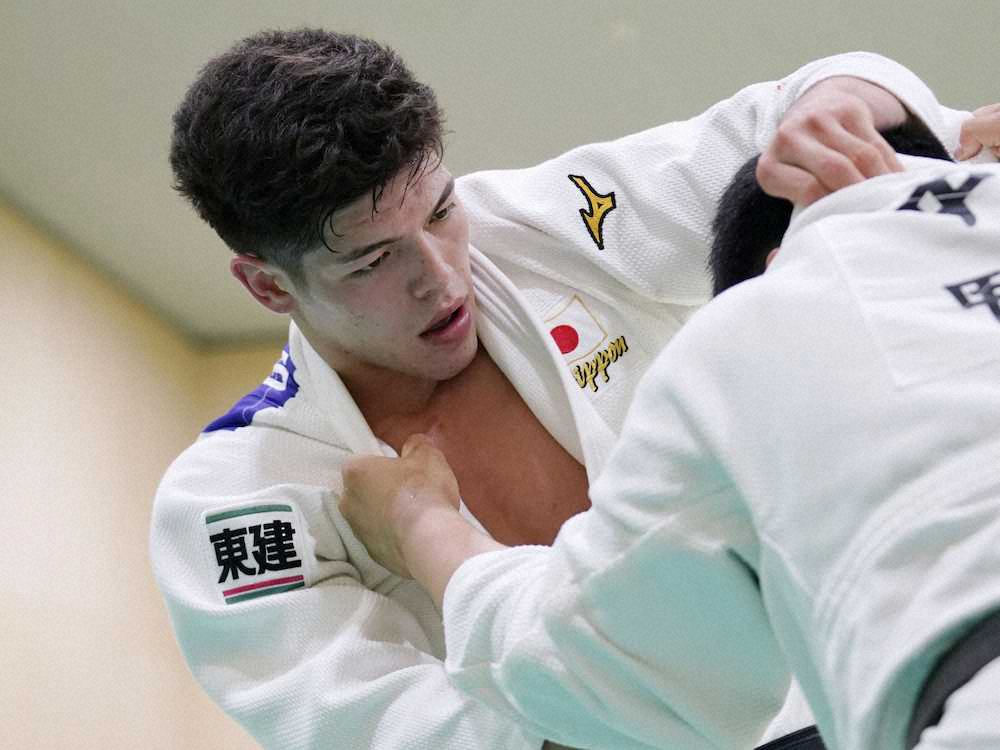 【画像・写真】村尾、世界選手権「全部勝ってアピール」　柔道代表合宿で調整