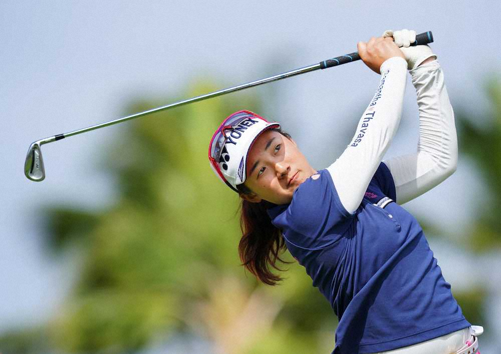 【画像・写真】すず夏、ホントに米ツアー1年目!?　首位と4打差7位発進に「上出来」