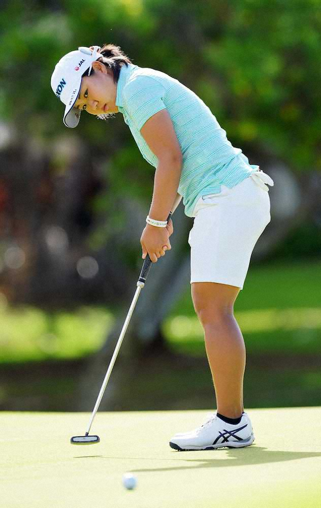 【画像・写真】奈紗、ミスミス出遅れ81位「うまく流れに乗れなかった」