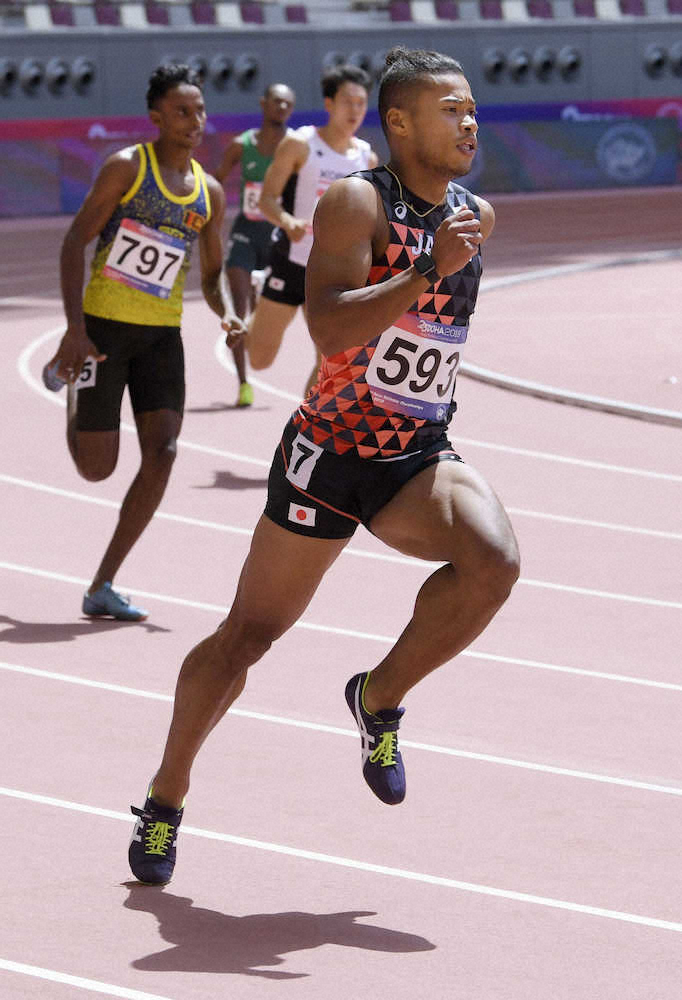 【画像・写真】ウォルシュ　400ｍ予選圧勝で準決勝進出「このままなら良い感じ」