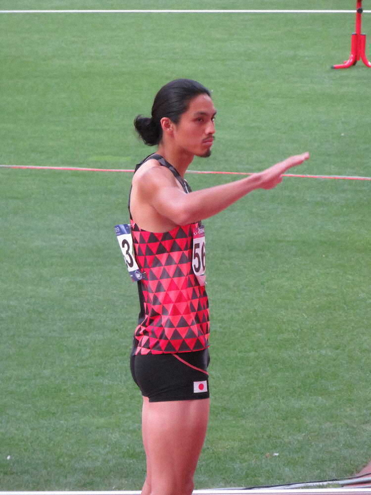 【画像・写真】“ちょんまげハードラー”安部　男子400障害2位で予選突破