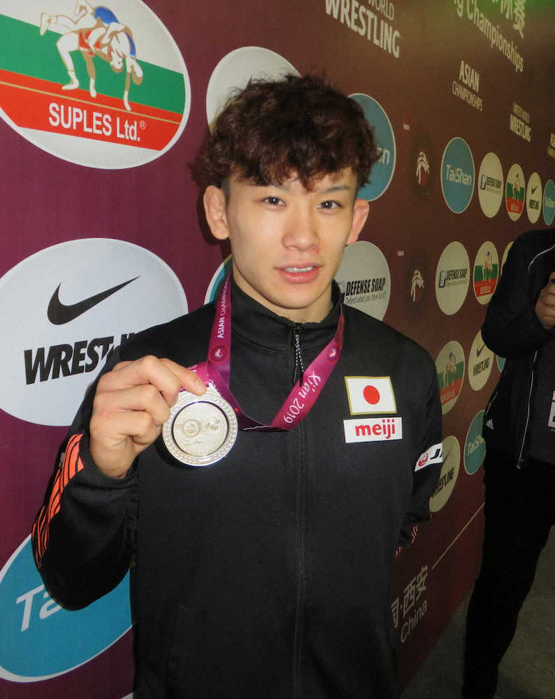 【画像・写真】グレコ55キロ級の片桐大夢　シニア国際大会初出場で銀　増量は厳しく東京五輪は狙わず