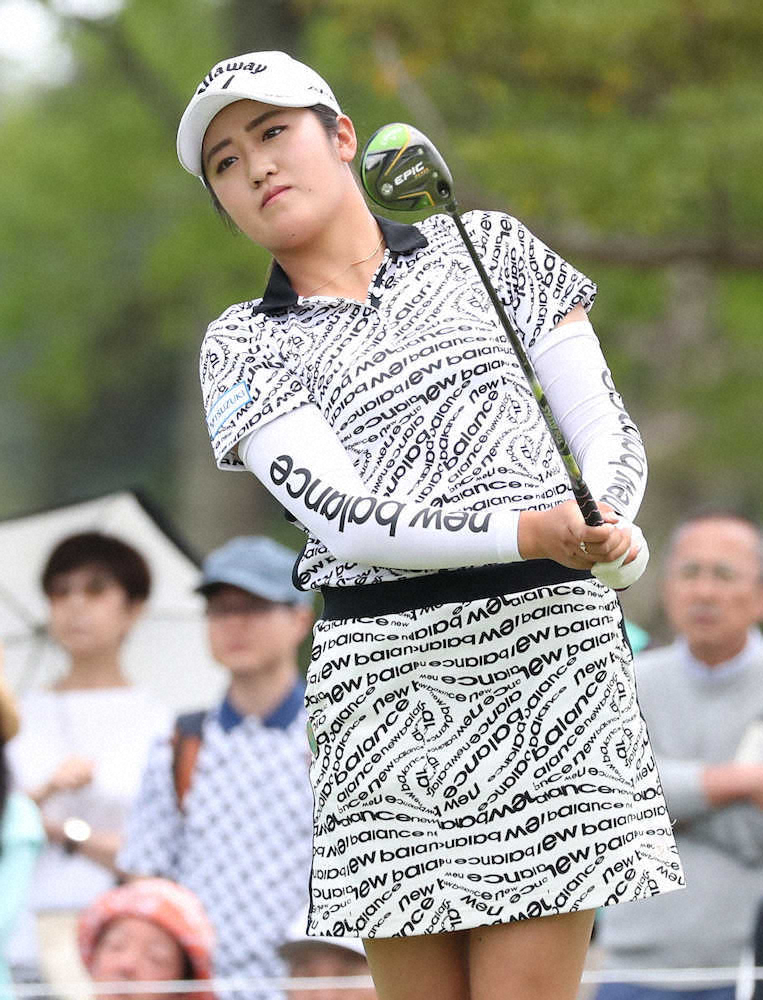 【画像・写真】19歳稲見が1差3位「ストレスない」、バーディーで締めた