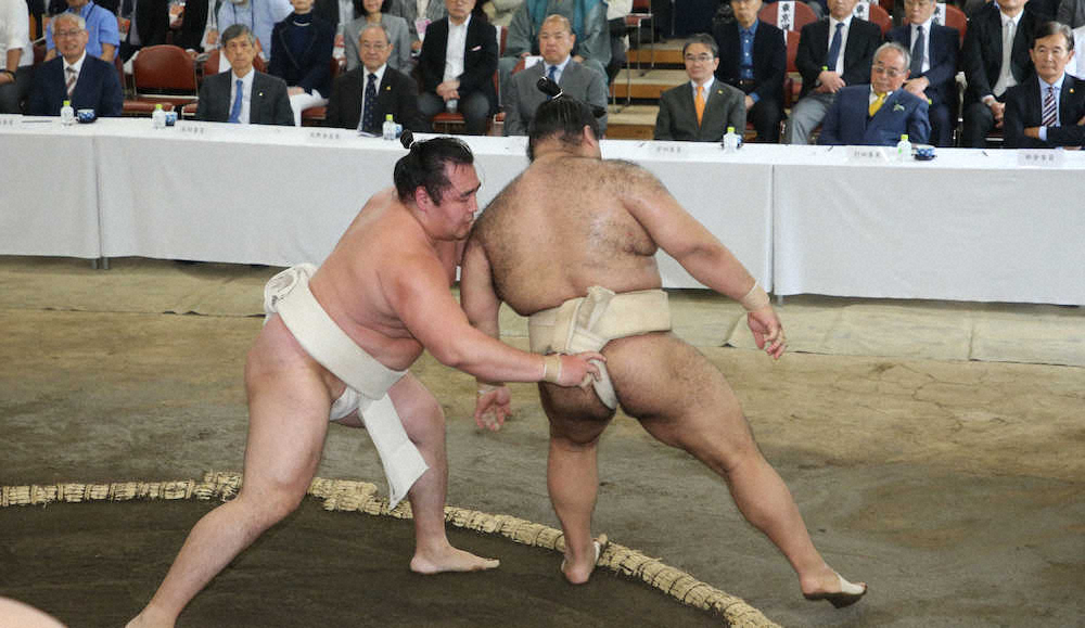 【画像・写真】鶴竜　3大関らとの申し合いで9勝3敗「足の状態もできている」