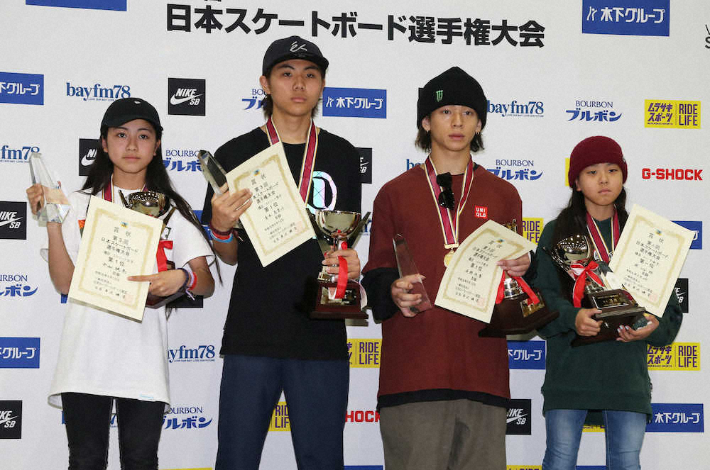 【画像・写真】女子パークは10歳の開が優勝　東京五輪の扉開けるか