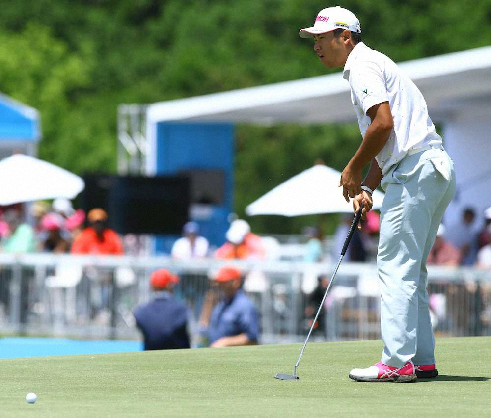 【画像・写真】松山23位終戦　後半5バーディー「いいパットも決まってくれた」