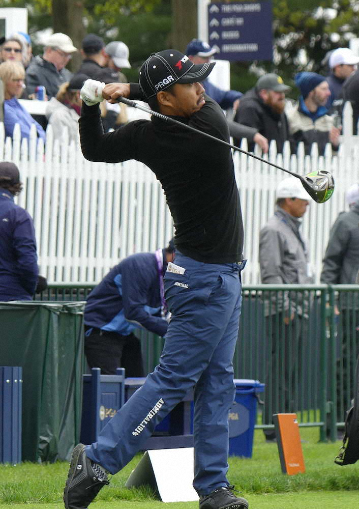 【画像・写真】小平　4週間ぶりの実戦、メジャー第2戦へ入念調整