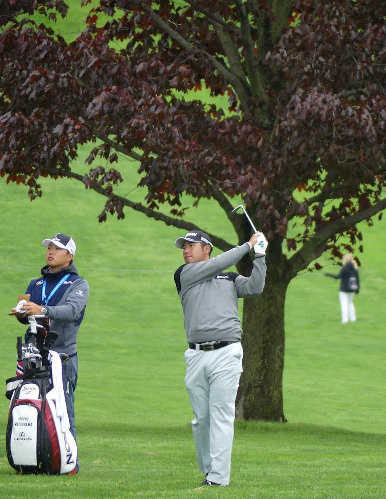 【画像・写真】松山　難コースで入念練習、攻略の鍵は「正確性」