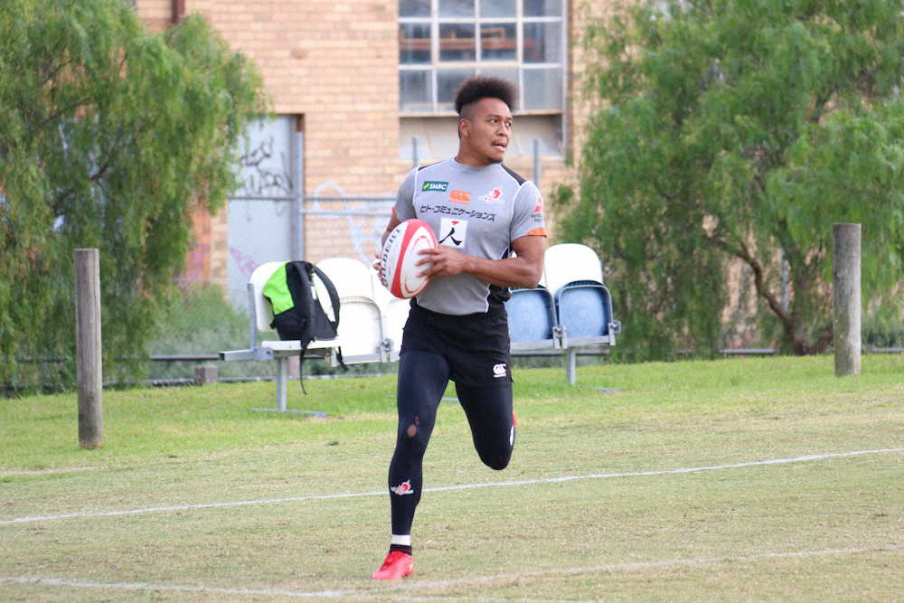 【画像・写真】FBにこだわり強い松島　右ウイングでも「仕事をまっとう」　ウルフパック　17日強化試合最終戦