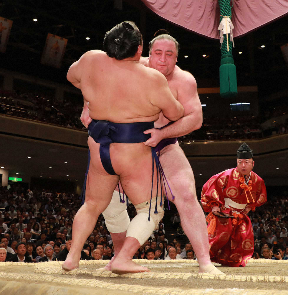 【画像・写真】栃ノ心　5戦全勝!大関復帰へ“苦手”北勝富士に完勝