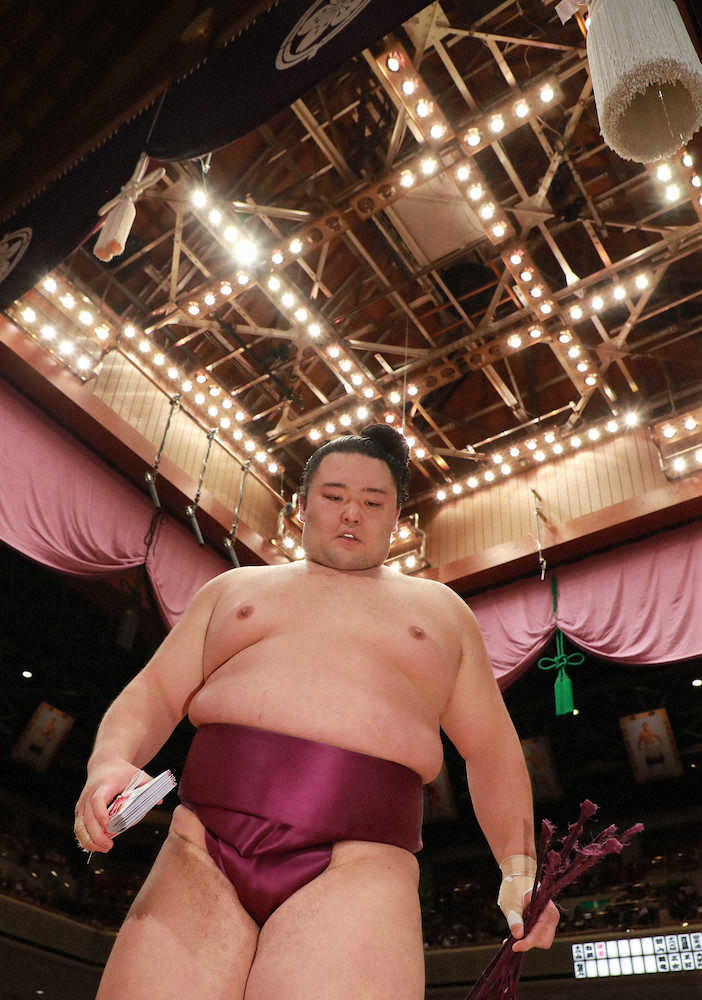 【画像・写真】禁酒効果出た!朝乃山　平幕唯一の勝ちっ放し5連勝