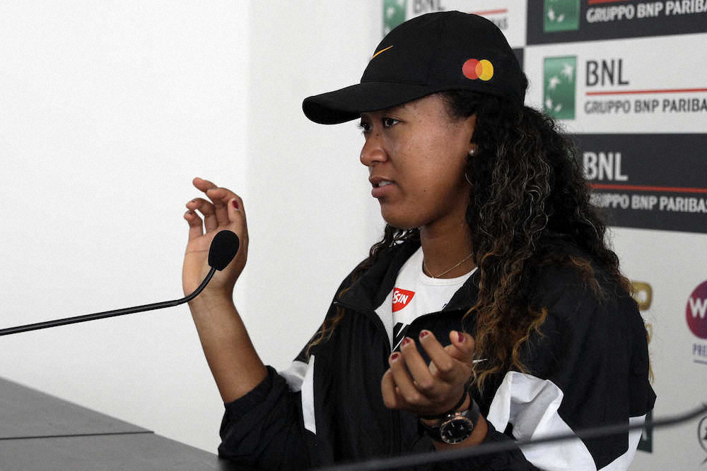 【画像・写真】【イタリア国際】大坂なおみ、右手故障で準々決勝を棄権　前日ダブルヘッダー