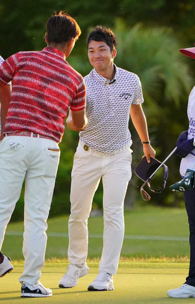 【画像・写真】和田　3連続バーディーで3位発進　師匠孔明の助言生きた