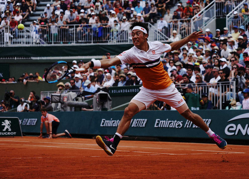 【画像・写真】錦織、劇的フルセット勝ち　最終セット一時は0―3も「いつかチャンスが来ると」