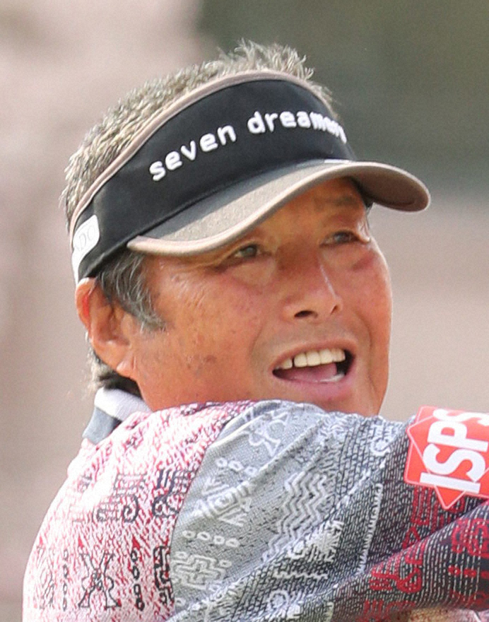 【画像・写真】ジャンボ尾崎、腰痛のため棄権　前日の練習で「ぶちっと…」