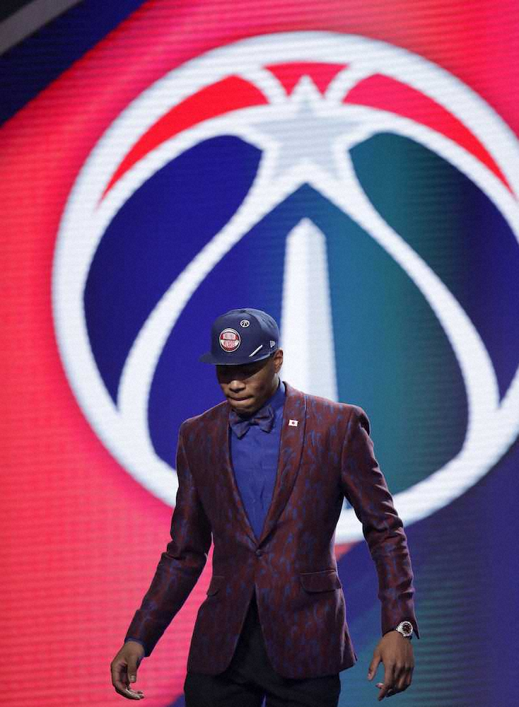 【画像・写真】八村を9番目でウィザーズが指名　日本初のNBA1巡目指名選手が誕生
