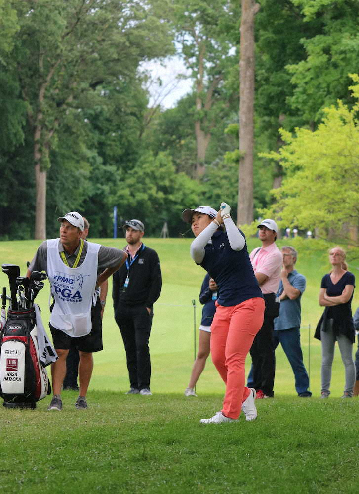 【画像・写真】畑岡奈紗　我慢のゴルフで通算4オーバー、82位→53位に上昇　全米女子プロ選手権第2R
