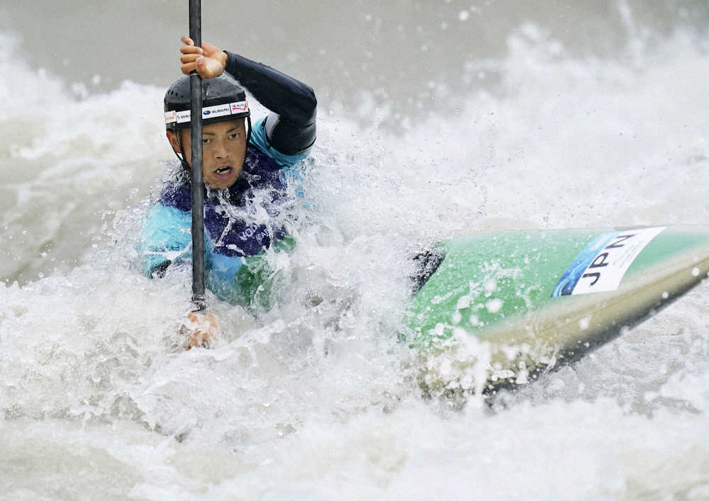 【画像・写真】男子カヤックシングル準決勝　敗退した矢沢一輝