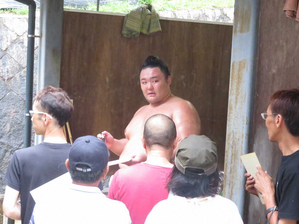 【画像・写真】朝乃山　出稽古で11番8勝3敗　名古屋場所へ調整ペースアップ