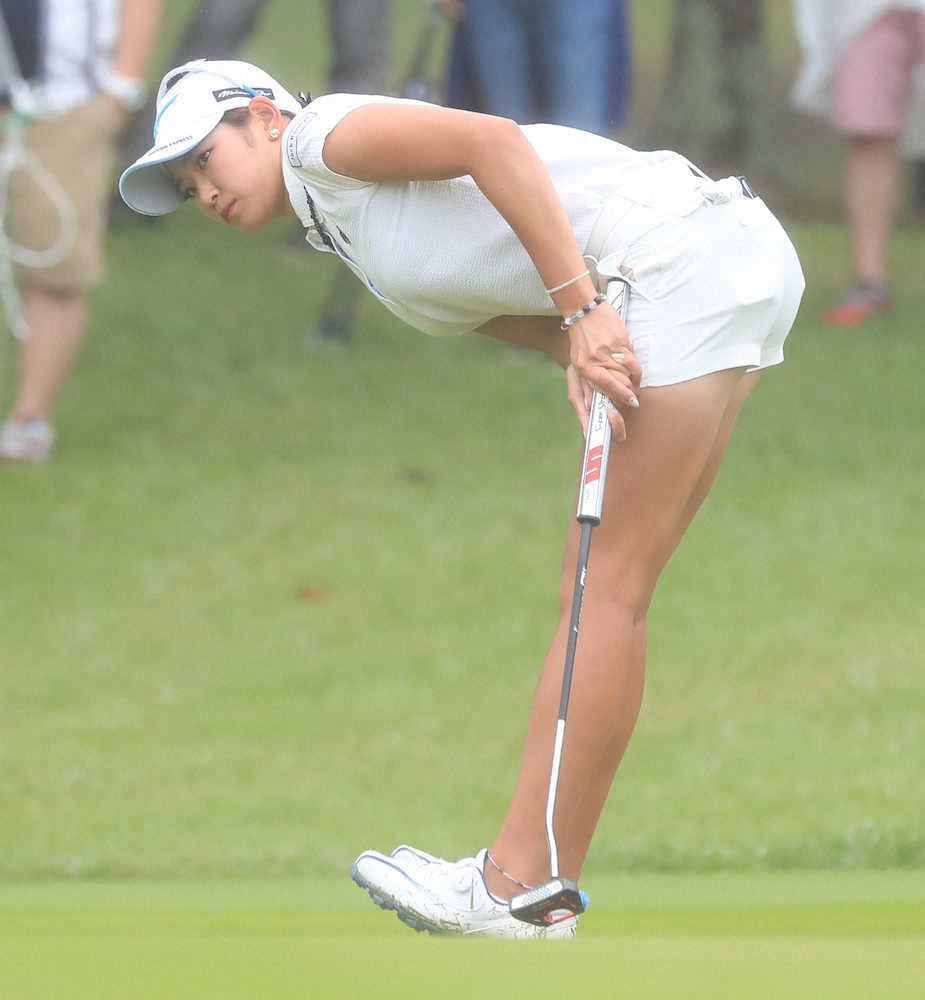 【画像・写真】英莉花　追い上げて3差2位、逆転優勝視界「よく粘った」