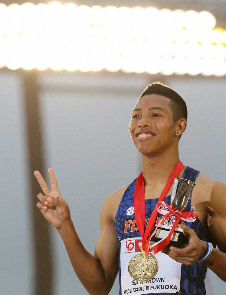 【画像・写真】日本陸連　サニブラウンら世界選手権代表の男女10人を選出