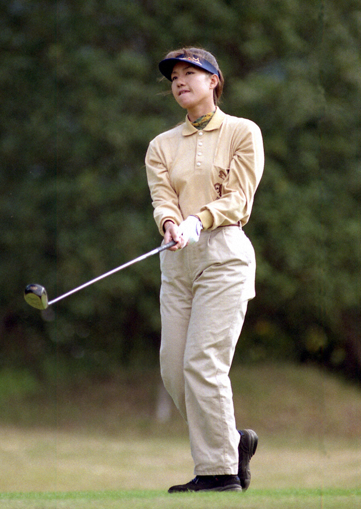 ９８年１１月１０日。女子プロゴルフテストの１次予選に挑戦した元全日本女子プロレスのブル中野