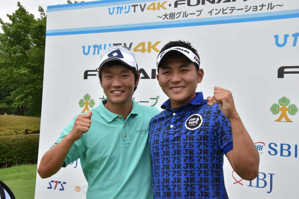【画像・写真】ダブルス戦　浅地＆池村組V!11番から怒とうの8連続バーディー