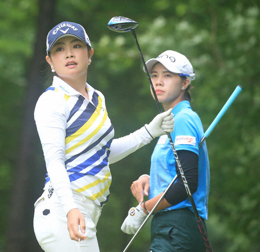 【画像・写真】河本　母の背中見て首位タイ来た　ワクワクの最終日へ