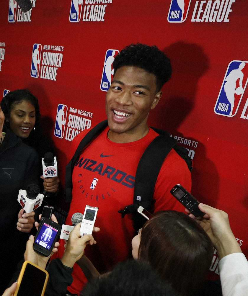 【画像・写真】八村に聞く　サマーLで連戦の難しさ「勉強できた」