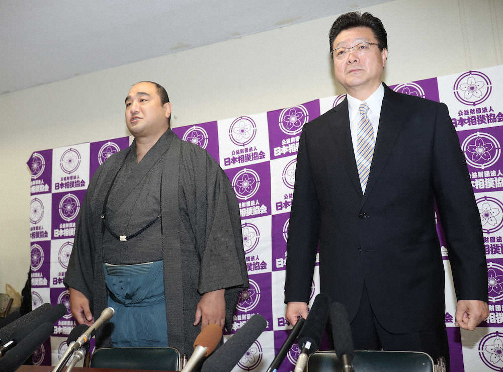 【画像・写真】安美錦の安治川親方が引退会見　22年半の力士生活、晴れ晴れした笑顔で「幸せな、いい力士人生だった」