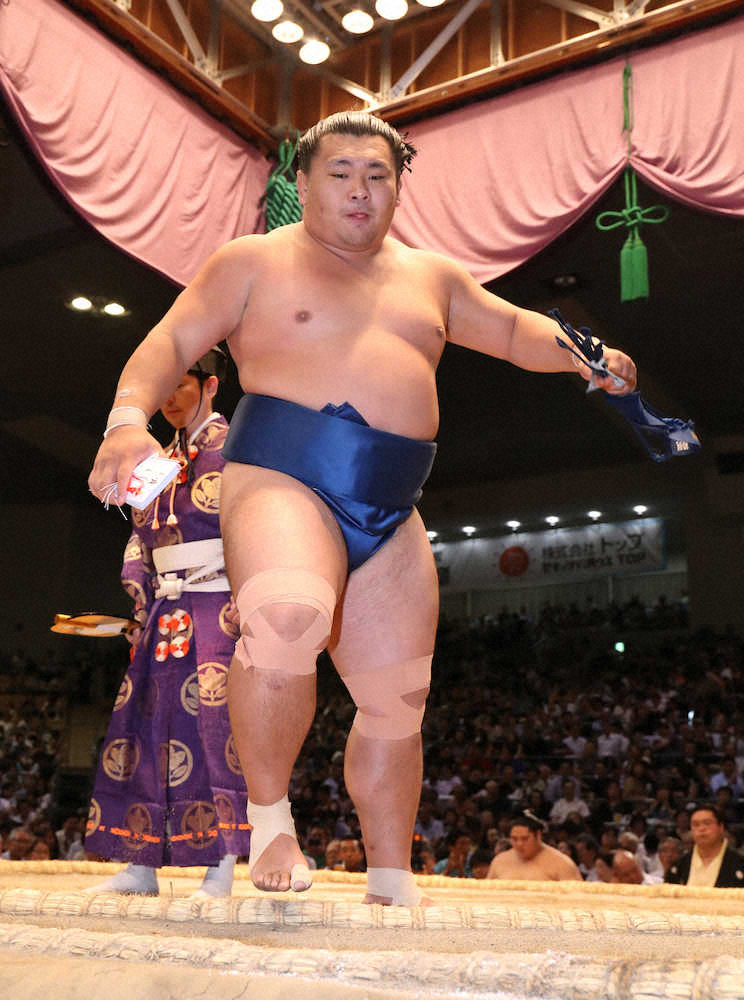 【画像・写真】【玉ノ井親方　視点】照強　足腰の強さ、立ち合いの角度、何より顔つきがいい