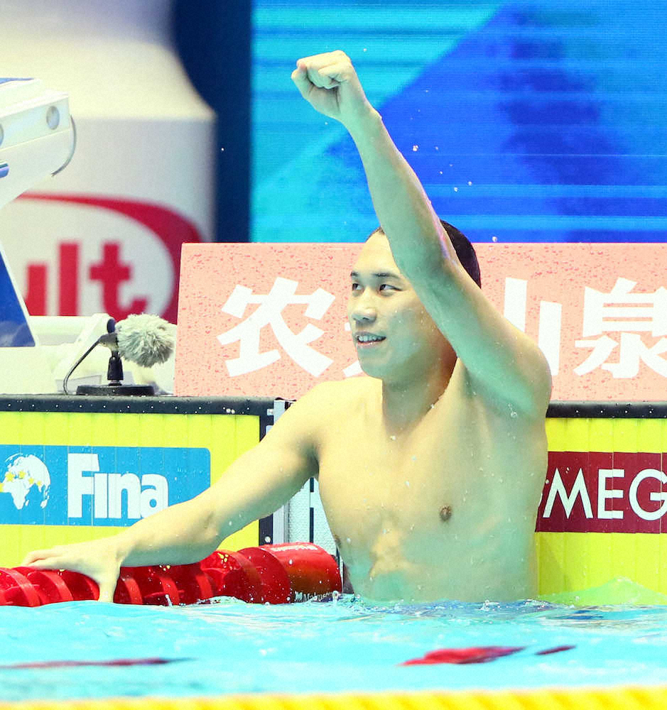 【画像・写真】松元克央　男子200M自由形で銀メダル！日本新で今大会日本競泳陣メダル1号