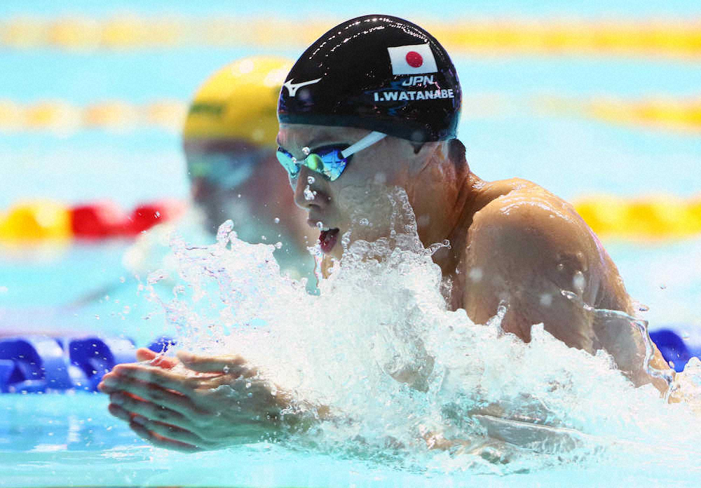 【画像・写真】渡辺一平は銅メダル　男子200M平泳ぎで2大会連続表彰台　チュプコフが世界新で連覇