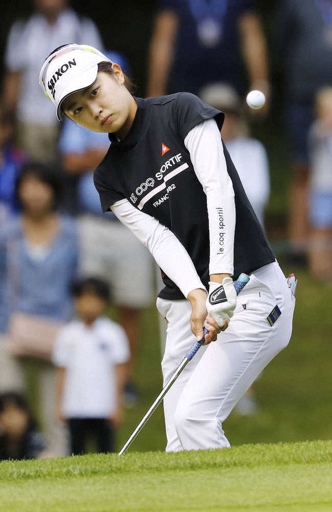 【画像・写真】安田　後半巻き返して70、お見事バーディー締め