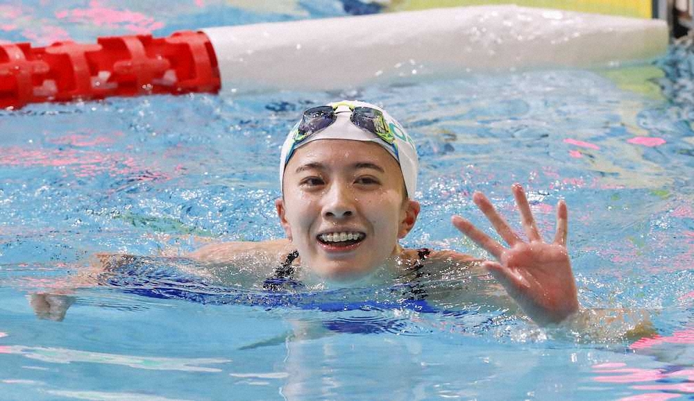 【画像・写真】大橋　女子400個人メドレー2位、ホッスーに逆転許す