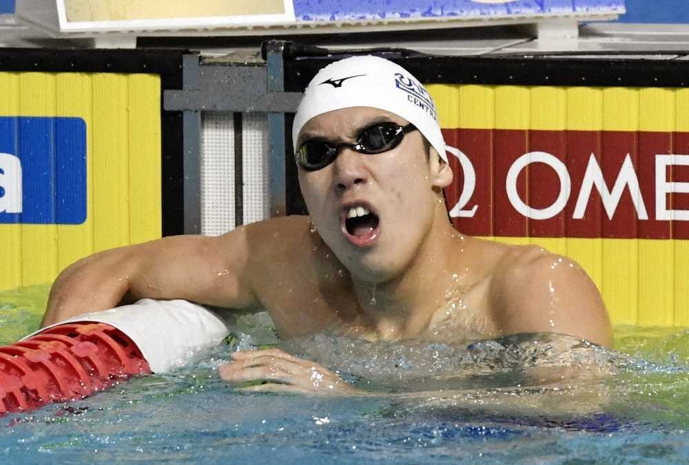 【画像・写真】松元　男子100自由形は不満5位「まだまだ通用しない」