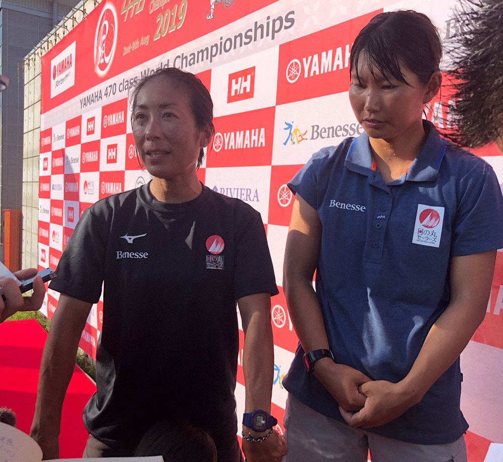 【画像・写真】セーリング世界選手権、風吹かず初日レース不成立　吉田＆吉岡組、海上で3時間待ちも…